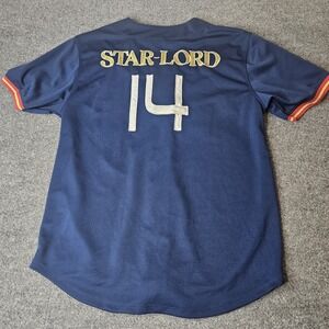 Marvel Starlord Baseball Jersey Size Large Embroidered Guardians Of The Galaxy